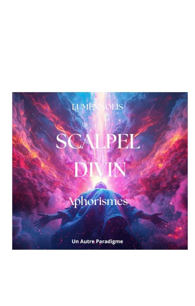 scalpel divin aphorismes couverture